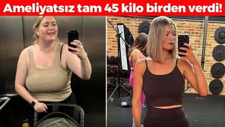 1 yılda tam 45 kilo birden verdi Sadece 2 adım uyguladı: Yağları cayır cayır eritiyor, meğer mum gibi erimenin sırrı buymuş