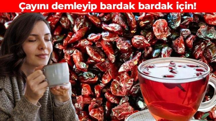 Sivasın dağlarında kendiliğinden yetişiyor Limondan 60 kat fazla C vitamini içeriyor: Çayını yapıp içince damarları hortum gibi açıyor