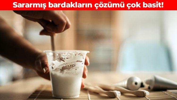 Çay bardağını ay gibi parlatıyor Evdeki malzemelerle anında temizleyin