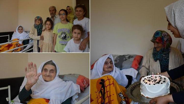 Torununun torununu gördü 106 yaşında mum üfledi: Sofrasından eksik etmediği 4 besin