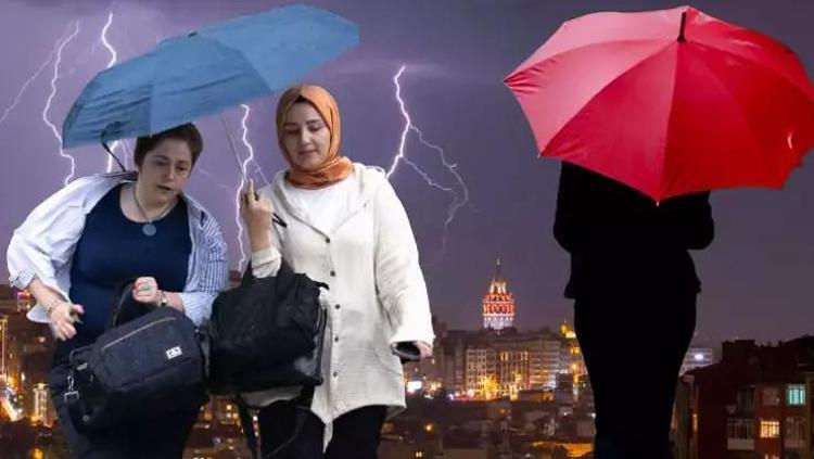 İstanbulda 2 saat sonra sağanak yağış başlayacak Devamını bekliyoruz