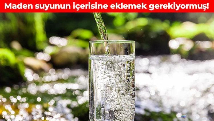 Maden suyunu yıllardır yanlış içiyormuşuz Günlük C vitamini ihtiyacının yüzde 50sini karşılıyor