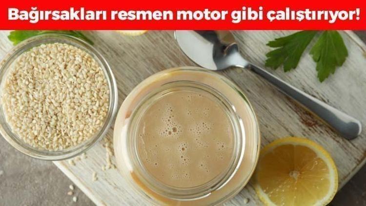 Tahinin içine 1 kaşık ekleyin Bağırsakları harıl harıl çalıştırıp tıkalı damarları yağ çözücü gibi açıyor, iltihabın kurutuyor