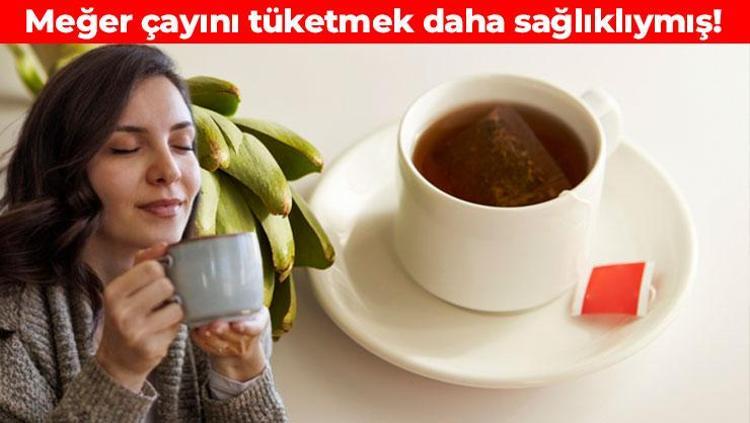 Çayını demleyip bardak bardak için Damarları çamaşır suyla temizlenmiş gibi yapıyor: Kolesterolün kökünü kurutuyor