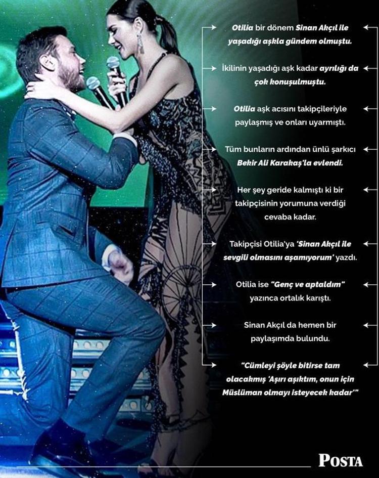 Genç ve aptaldım demişti Sinan Akçıldan Otiliaya yanıt gecikmedi