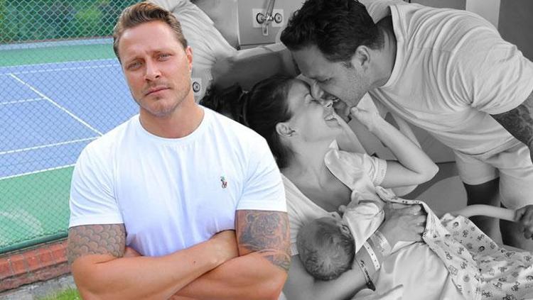 10 gün önce baba oldu Burak Çelik ve oğlundan yeni poz