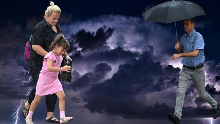 Gök gürültülü sağanak yağışlar kuvvetli geliyor Meteoroloji son hava tahmin raporuyla illeri tek tek uyardı