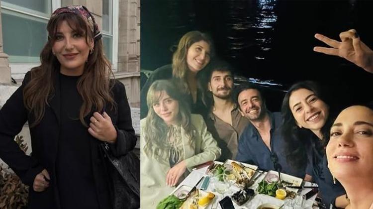 Şebnem Bozoklunun doğum gününde hediye krizi Enis Arıkan ve Sıla Türkoğlu pişti oldu