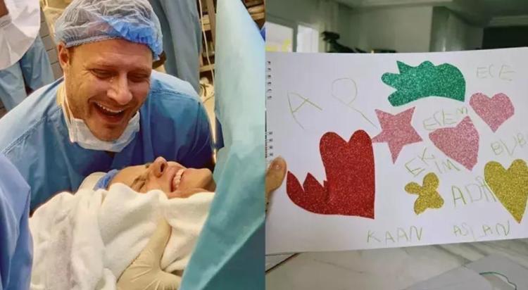 Burak Çelikin eşi Ece Bayrak oğulları Kaan Aslanın son hali paylaştı