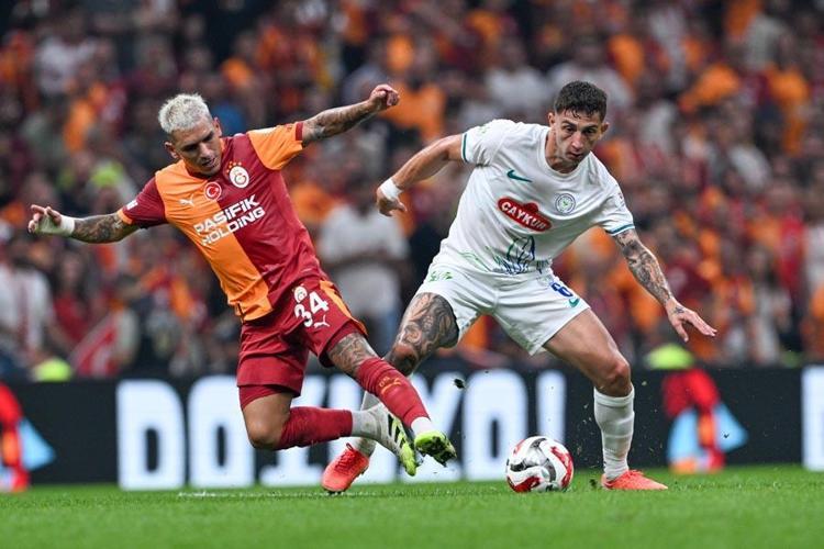 Galatasaray Çaykur Rizespor maçında 3 puan 3 golle geldi Aslan milli araya kayıpsız girdi