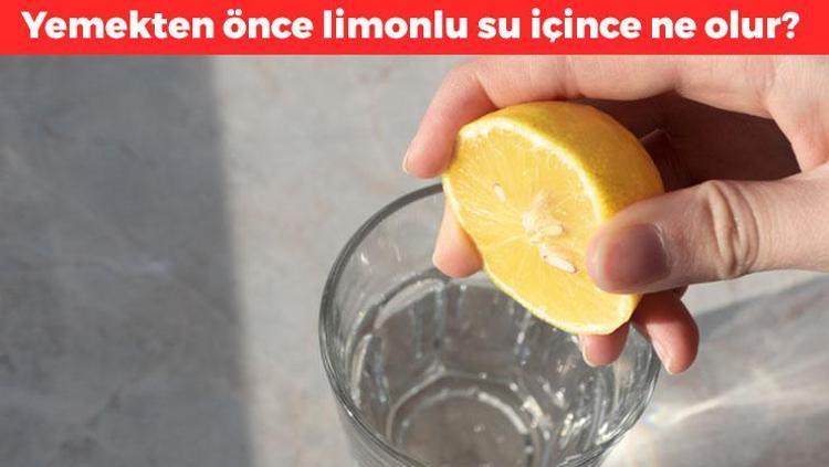Yemekten önce limonlu su içilirse ne olur Faydasını duyanlar şaşırıyor
