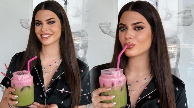 Derin Taludan 22 yaş gününe özel matcha detaylı poz