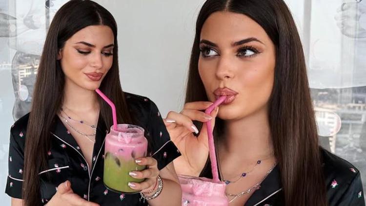 Derin Taludan 22 yaş gününe özel matcha detaylı poz