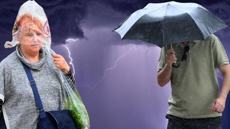 Yağmur ve gök gürültülü sağanak yağışlar kuvvetli geliyor Meteoroloji son hava tahmin raporuyla 8 ili uyardı: Vatandaşların dikkatli ve tedbirli olması gerekiyor