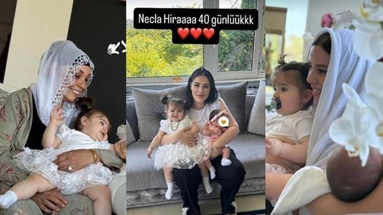 Tuğçe Tayfurun kızı Necla Hira üç aylık oldu İşte son hali...