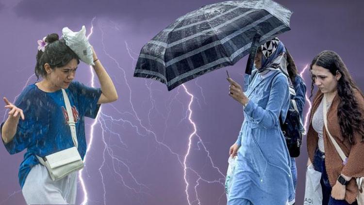Meteorolojiden son rapor İstanbul dahil 8 il için sarı kodlu uyarı: Sıcaklıklar düşüyor gök gürültülü sağanak yağışlar, dolu ve kuvvetli rüzgar geliyor