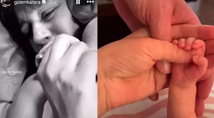 Çiçeği burnunda anne Gizem Karacadan kızı Leyla Yaz ile yeni paylaşım