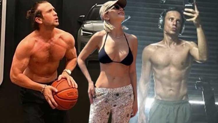 Yaz sezonu kapanırken ünlülerden kas şov