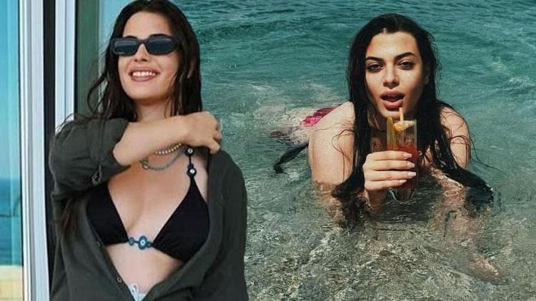 Derin Talu’dan olay yaratan havaalanı stili Bikiniyle geldi