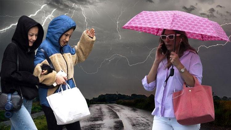Yağmur ve gök gürültülü sağanak yağışlar kuvvetli rüzgarla geliyor Meteoroloji yeni hava durumu raporuyla illeri uyardı