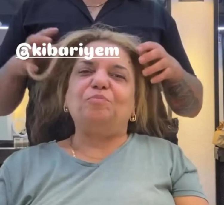 10 kişi aynı anda uğraştı Kibariye’nin yeni saçları şaşkına çevirdi