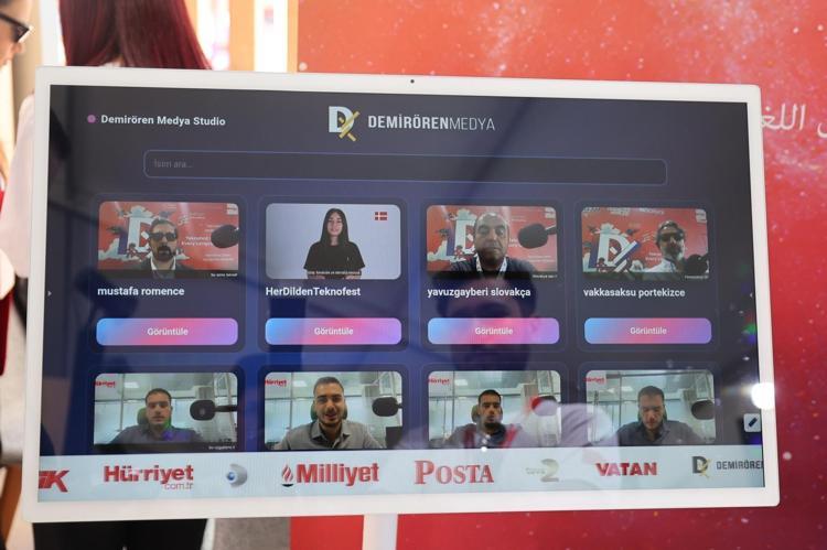 İstanbulda TEKNOFEST zamanı Demirören Medya yerini aldı