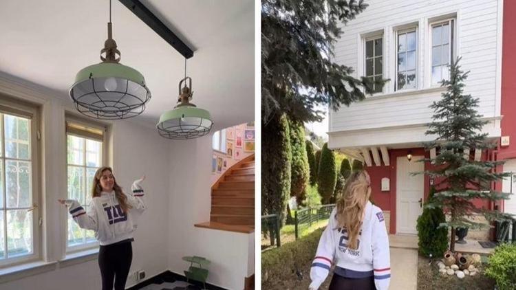 Sürekli ev değiştiren Berfu ve Eser Yenenler çiftinin yeni evi anaokuluna benzetildi