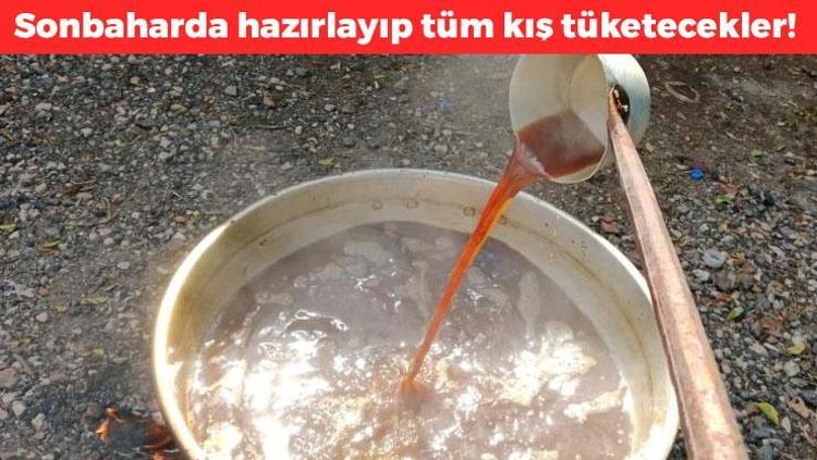 Köy halkının geleneksel mesaisi başladı Bu dönemde yapmayan yok: Hırıltılı öksürük, balgam ve boğaz ağrısını şıp diye kesiyor, dağ toprağıyla pişiriliyor