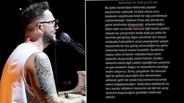 Dolandırıcıların yeni hedefi Gökhan Özen oldu Sosyal medyadan ateş püskürdü
