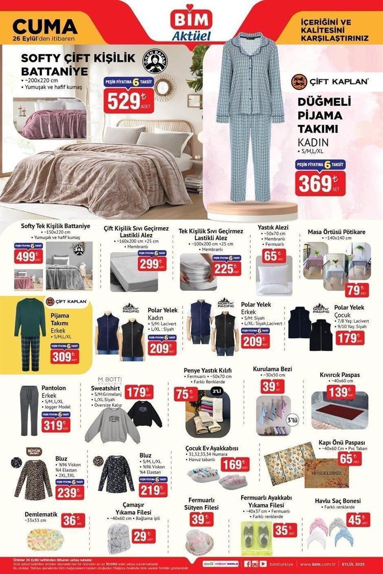 BİM AKTÜEL 23-26 EYLÜL KATALOGLARI: BİMde bu hafta ne var BİMe hangi ürünler gelecek Aktüel ürünler geldi mi