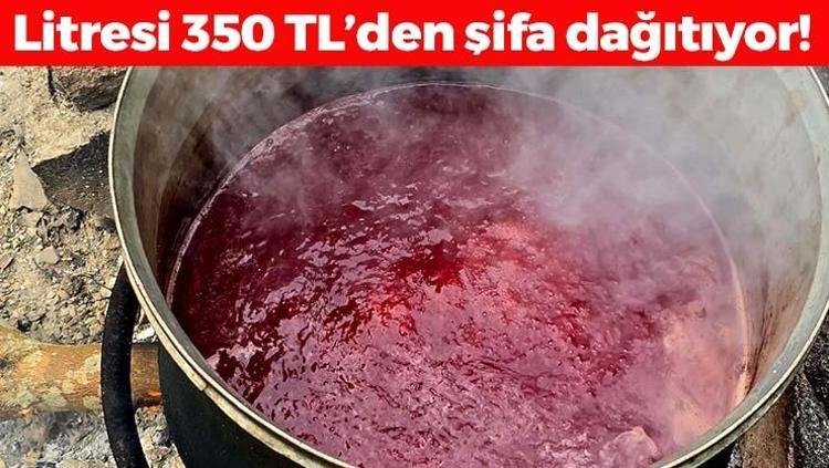 Litresi 350 TLden şifa dağıtıyor Tıkalı damarları yağ çözücü gibi açıyor, iltihabın ve boğazdaki mikrobun kökünü kazıyor