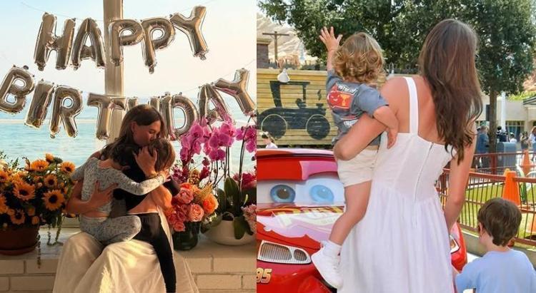 Dünyaca ünlü model Karlie Kloss, üçüncü bebeğini kucağına aldı