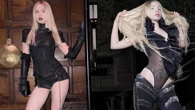 Aleyna Tilki’den siyahlar içinde iddialı pozlar