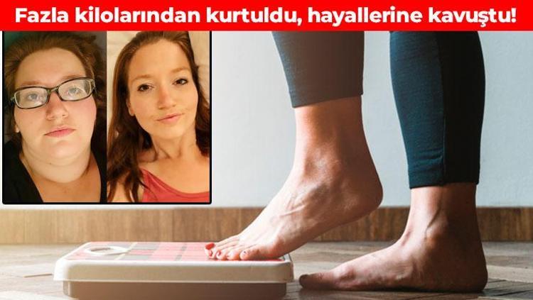 34 yaşındaki kadın 135 kilo birden verdi Zayıflama rutininde 3 adıma dikkat etti: Nadir görülen hastalığına rağmen iğne ipliğe döndü