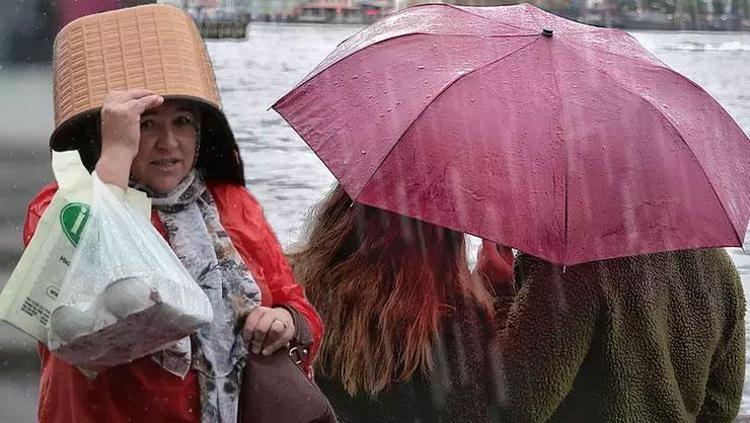 Salı gününe dikkat Havalar soğuyor, kuvvetli yağış yolda