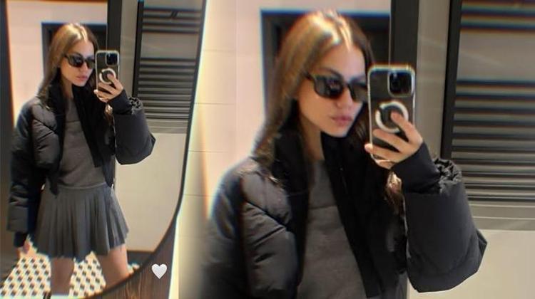 Demet Özdemir’den ayna selfiesi Güzelliğiyle büyüledi