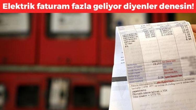 Prizde bırakınca faturayı beşe katlıyor Elektrik faturam fazla geliyor diyenler bir de bunu düşünsün