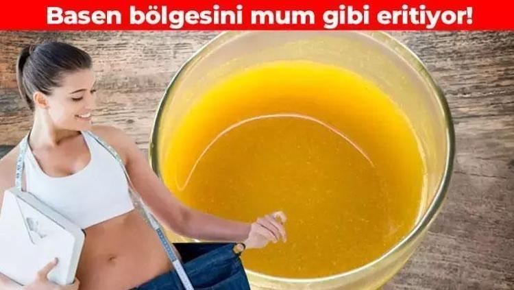 Basen bölgesini ip gibi inceltiyor 3 günde gözle görülür incelme: Sabah uyanınca 1 bardak için