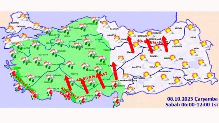 Hava durumu alarmı: 36 il için kritik uyarı İşte son rapor
