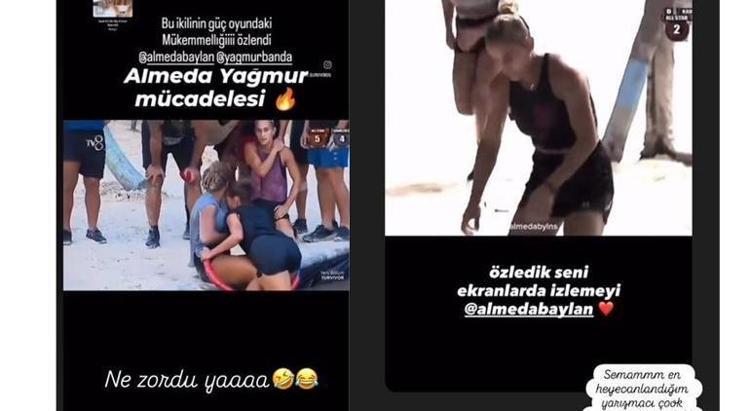 Survivor 2026ya mı katılıyor Almeda Baylandan heyecanlandıran paylaşım