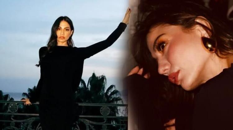 Demet Özdemir Cannes’da büyüledi Siyah elbisesiyle göz kamaştırdı