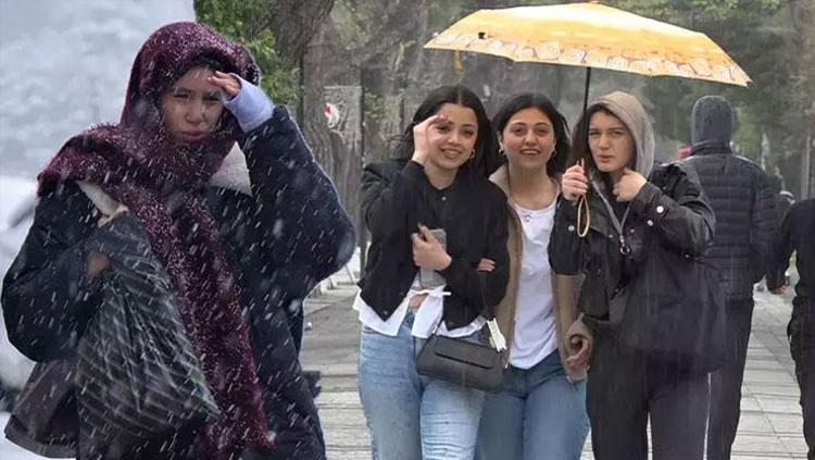Meteoroloji son hava durumu raporuyla uyardı: Kar ve sağanak geliyor Bu illerde yaşayanlar dikkat...