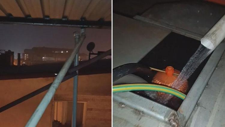 Sular kesilince evinin damına sistem kurdu Hataylı vatandaşın fikri sosyal medyayı salladı