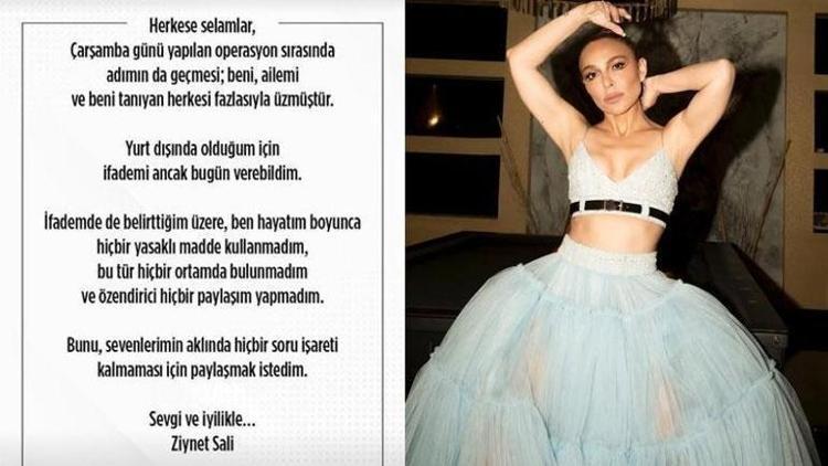 ZİYNET SALİDEN AÇIKLAMA