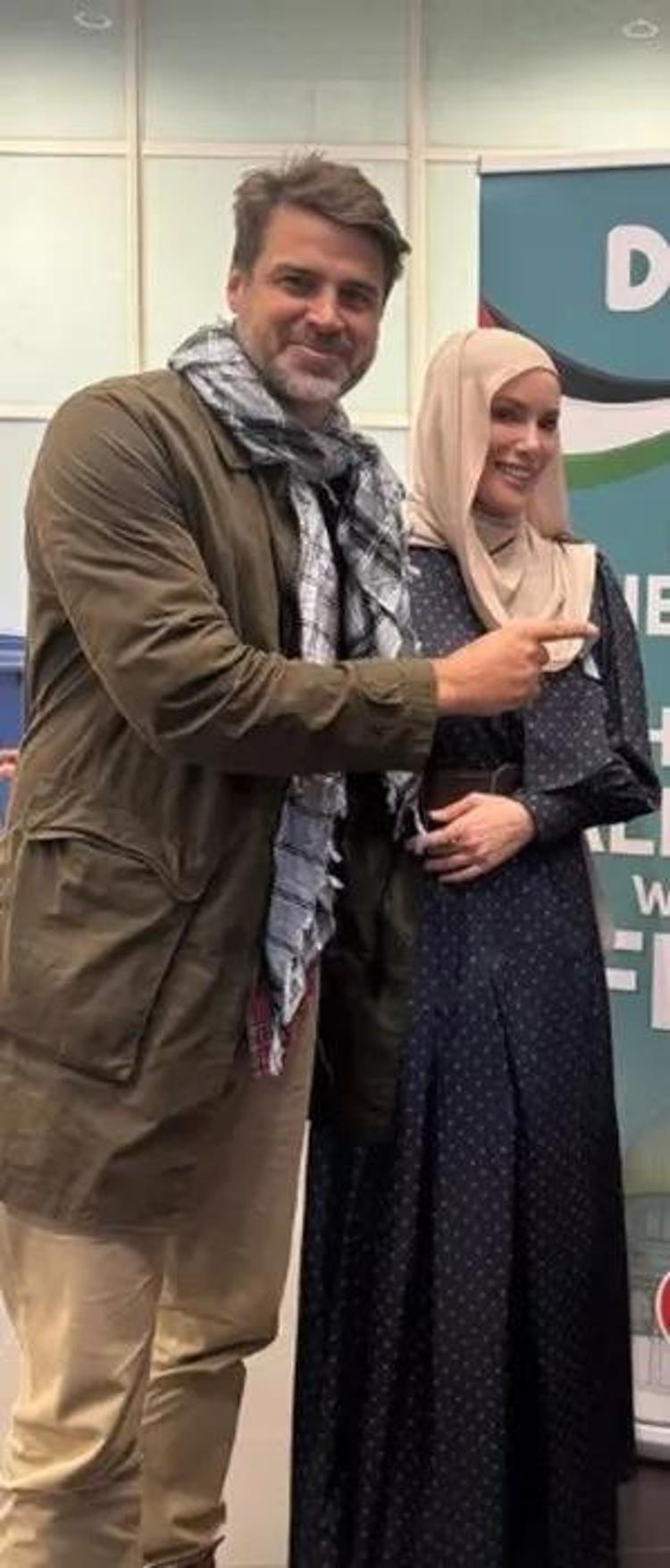 Gamze Özçelik ve eşi Reşhad Strikin aşk pozuna beğeni yağdı