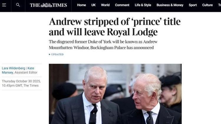 Kraliyet skandalında yeni perde Kardeşine acımadı, Prens ünvanı resmen kaldırıldı