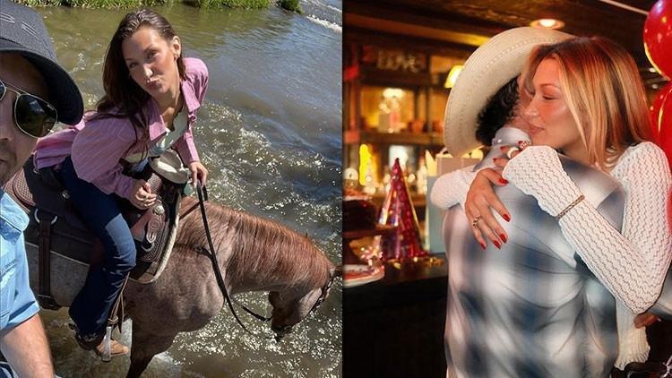 Bella Hadidin sevgilisinden aşk dolu paylaşım Ekim özel bir ay oldu, Tanrının seni bana gönderdiği ay