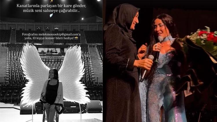 ANNESİYLE SAHNEYE ÇIKTI