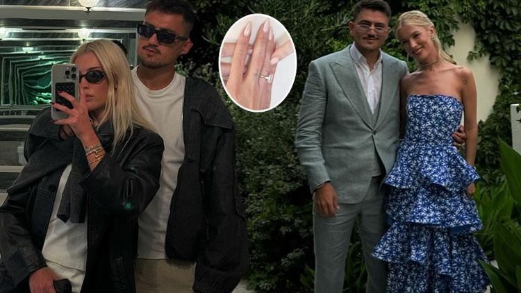 Cengiz Ünder’in nişanlısı Bilge Yenigül, 8 milyon liralık tektaşıyla kutlama yaptı