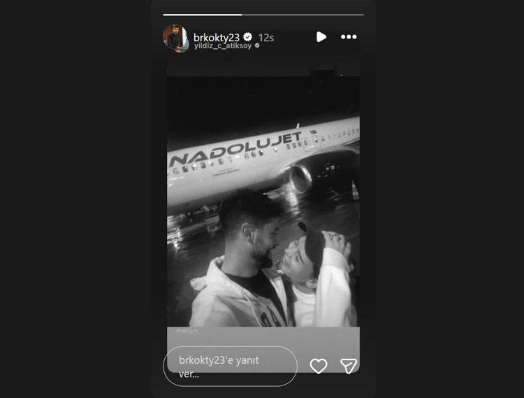 Berk Oktay ve Yıldız Çağrı Atiksoydan aşk dolu paylaşım